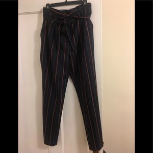 Paper bag waist tie trouser